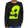 Youth Heavy Cotton 100% Cotton Long Sleeve T Shirt Thumbnail
