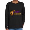 Youth Heavy Cotton 100% Cotton Long Sleeve T Shirt Thumbnail