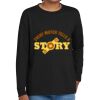 Youth Heavy Cotton 100% Cotton Long Sleeve T Shirt Thumbnail