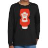 Youth Heavy Cotton 100% Cotton Long Sleeve T Shirt Thumbnail