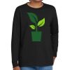 Youth Heavy Cotton 100% Cotton Long Sleeve T Shirt Thumbnail