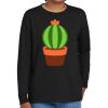 Youth Heavy Cotton 100% Cotton Long Sleeve T Shirt Thumbnail