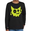 Youth Heavy Cotton 100% Cotton Long Sleeve T Shirt Thumbnail