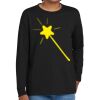 Youth Heavy Cotton 100% Cotton Long Sleeve T Shirt Thumbnail