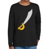 Youth Heavy Cotton 100% Cotton Long Sleeve T Shirt Thumbnail