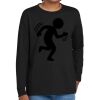 Youth Heavy Cotton 100% Cotton Long Sleeve T Shirt Thumbnail